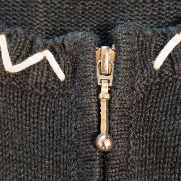 Dress Barn Winter Zip Up Sweater XL EUC - Picture 2 of 3